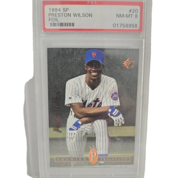 1994 PRESTON WILSON SP FOIL PREMIER PROSPECTS #20 PSA 8 NM-MT - Picture 1 of 2